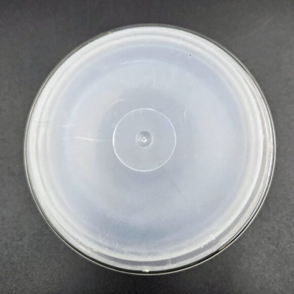 Vintage LE Smith Clear Glass Canister Atterbury Scroll Candy Cookie Jar Read - Picture 12 of 13